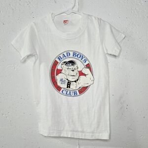 Vintage Kids T-Shirt with Bad Boys Club Graphic